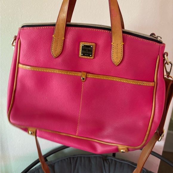 Dooney & Bourke Pink Leather Tote Bag - Picture 11 of 11